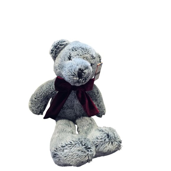 TC Dawson By Fiesta Fogarty Bear Plush Stuffed Animal 1995 Gray - Picture 5 of 10
